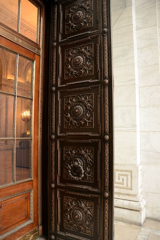09 Entrance Door New York City Public Library Main Branch
